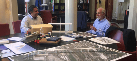 L'orgoglio di Renzo Piano per il cantiere del nuovo ponte di Genova