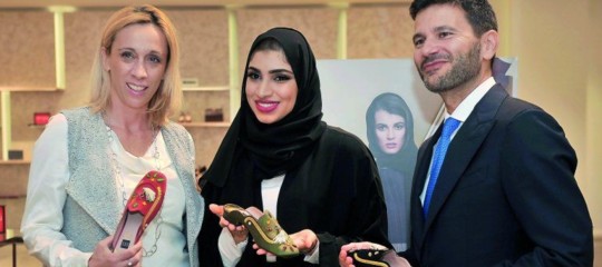 Qatari designer launches Italian collection of shoes