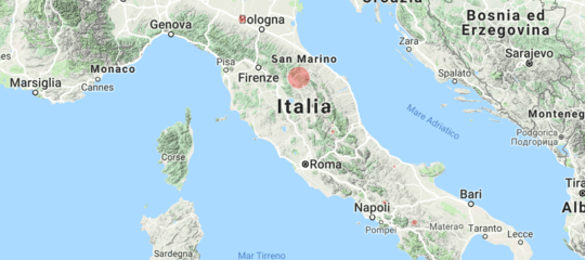 Terremoto: scossa sismica di magnitudo 3.6 tra Umbria e Marche