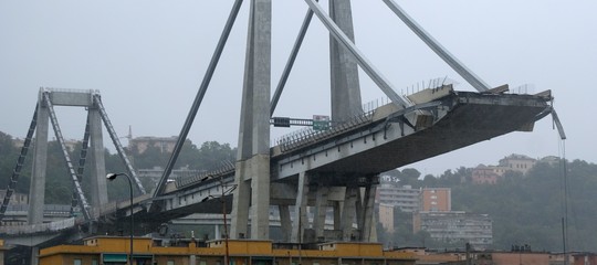 demolizione ponte morandi