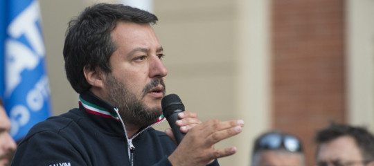 Busta con proiettile a Salvini