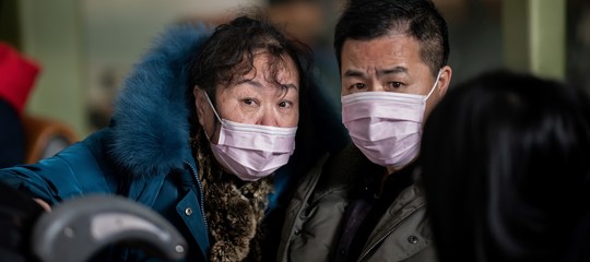 Virus Cina coronavirus mascherine