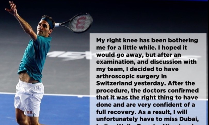 Federer operato salta Roland Garros