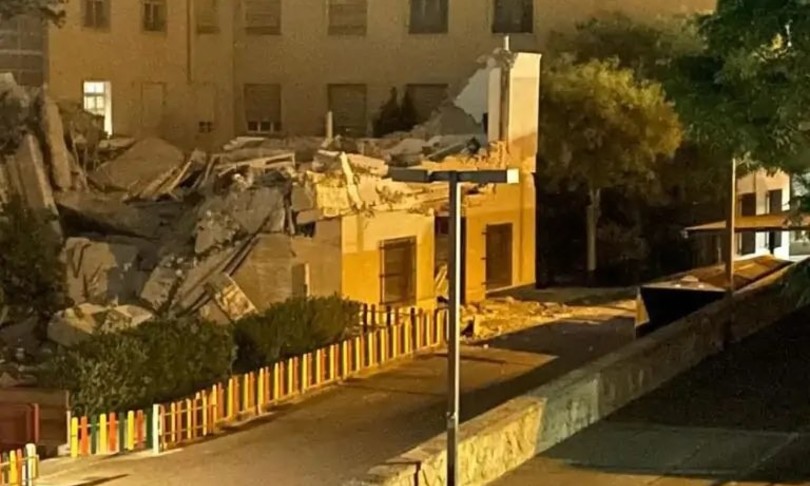 Crolla aula magna Universita Cagliari nessun ferito 
