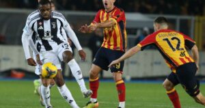 Lecce-Juve 1-1, salentini pareggiano al 92'