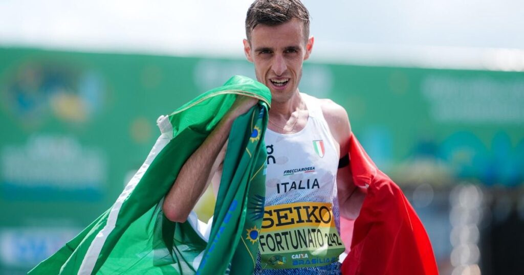 Atletica, oro di Fortunato nella mezza maratona di marcia
