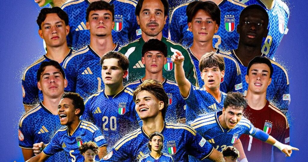 Calcio, l'Under 17 sul tetto d'Europa